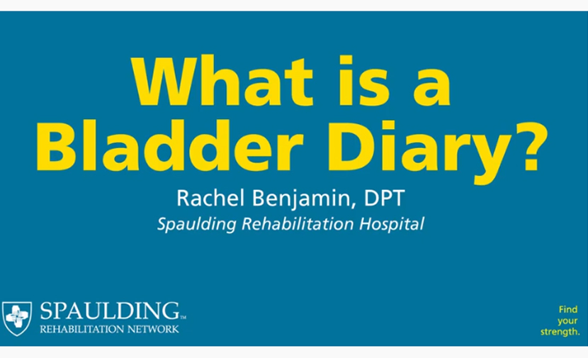 Video: What Is a Bladder Diary?