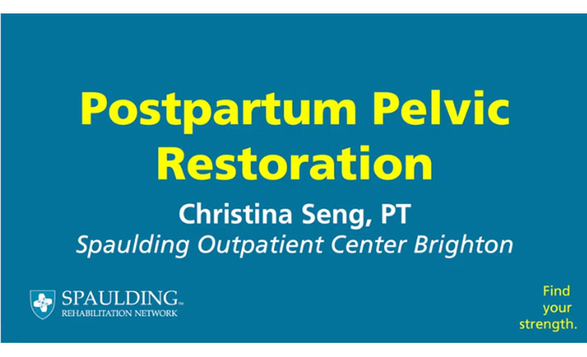 Video: Postpartum Pelvic Restoration