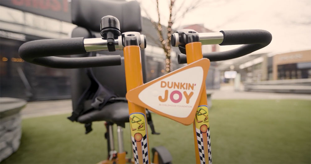 Video: Dunkin' Joy Spaulding Rehab Bikes