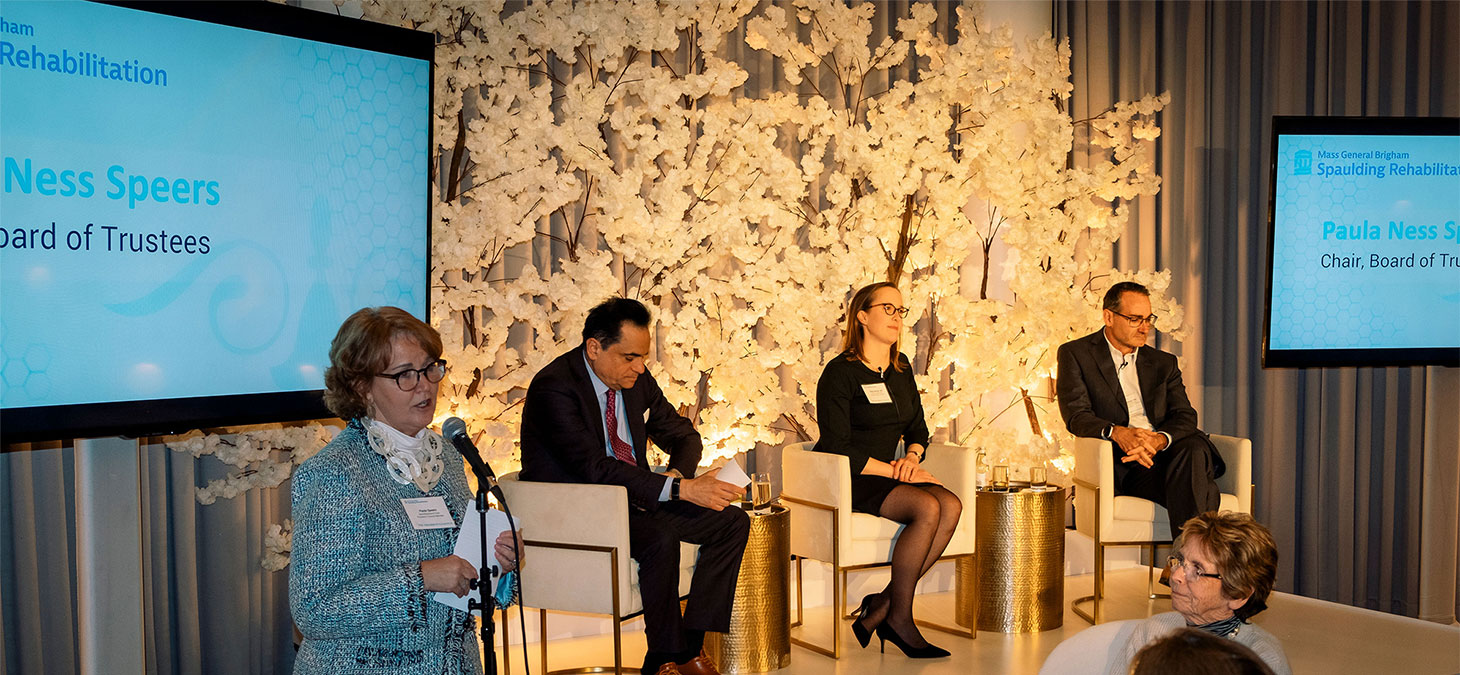 President's Council members onstage at a conference.