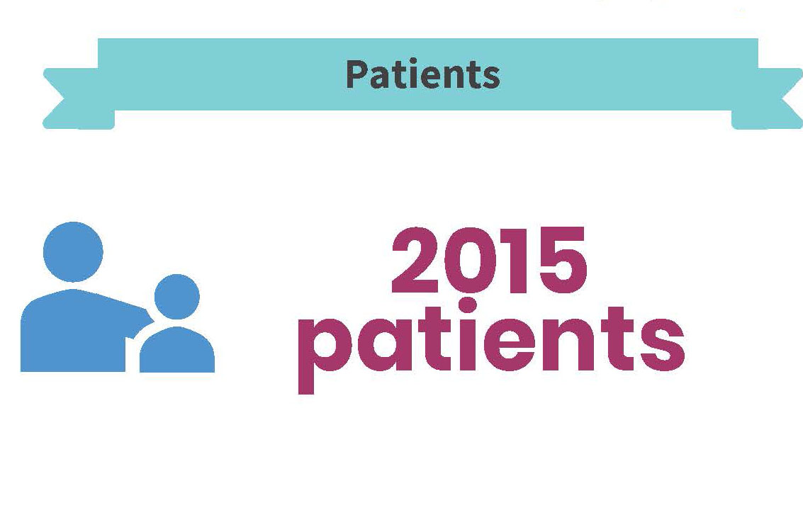 2015 number of patients served