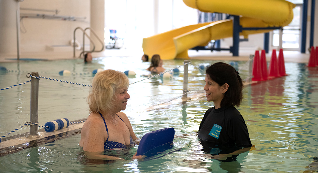 Aquatic therapy at Spaulding Outpatient Center at Emilson YMCA Hanover