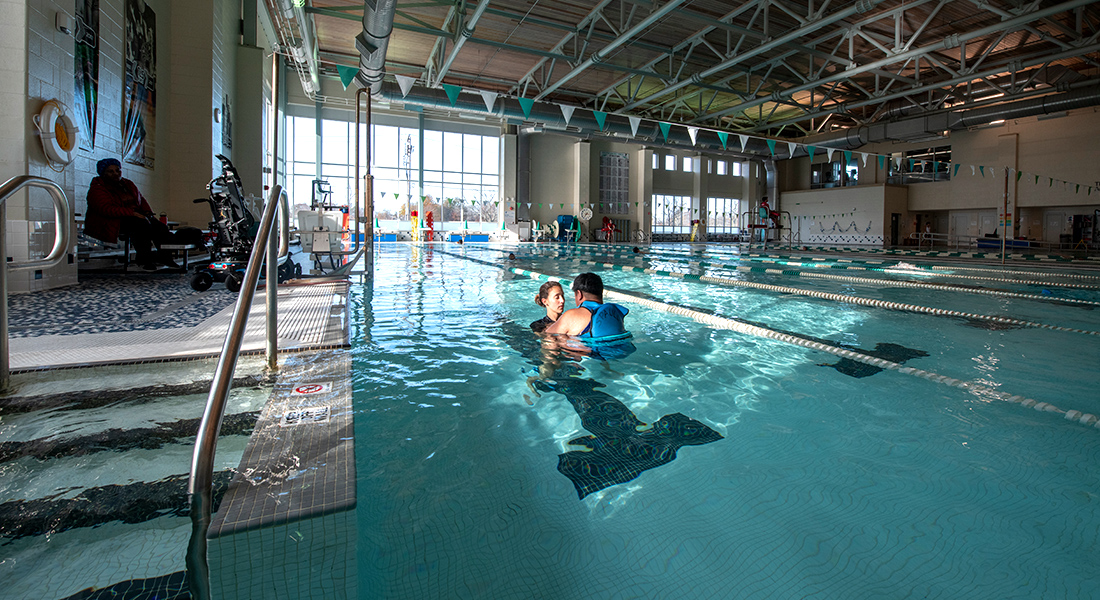 Aquatic therapy at Spaulding Outpatient Center South Shore YMCA Quincy