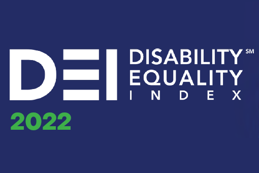 Logo: DEI Disability Equality Index 2022
