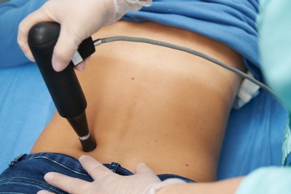 Female patient receiving care