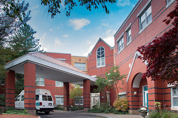 The facade of Spaulding Nursing and Therapy Center Brighton.