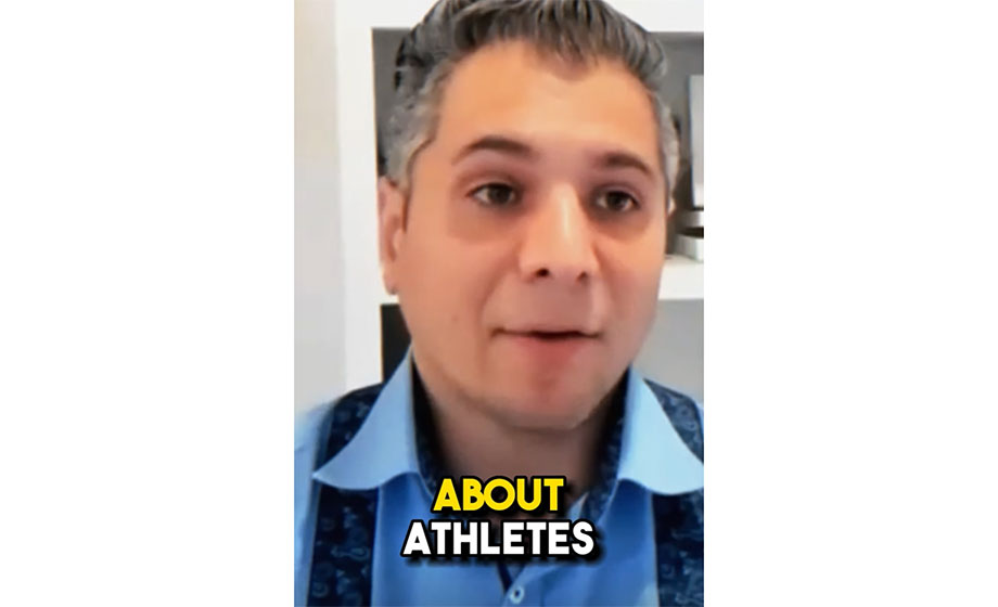 Dr. Daneshvar talking about athletes