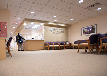 Waiting room of Spaulding Outpatient Center Brighton