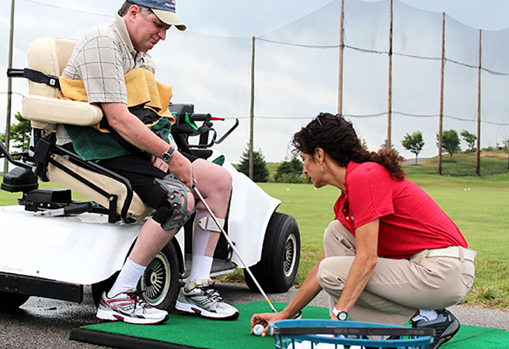 Adaptive Sports Clinic Patient